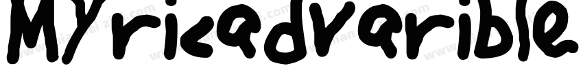 Myricadvarible concept字体转换